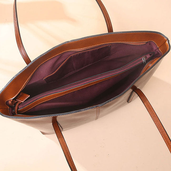 Large Leather Tote Bags for Women