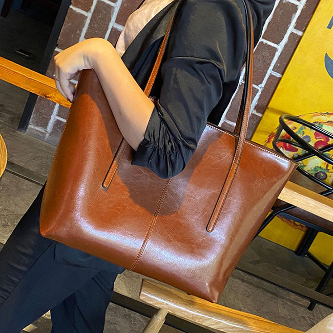 Large Leather Tote Bags for Women