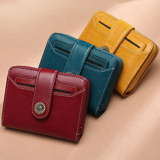 Leather Small Wallets for Women