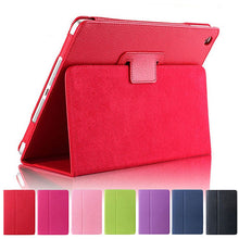 Load image into Gallery viewer, iPad Air3/Pro 10.5&quot; Case - Matte Flip Litchi Leather iPad Cover
