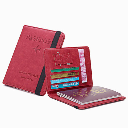 Travel RFID Wallet, Multi-Function Passport Case