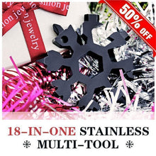 Load image into Gallery viewer, 18-IN-1 Stainless Steel Snowflakes Multi-tool
