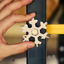 Load image into Gallery viewer, 18-IN-1 Stainless Steel Snowflakes Multi-tool
