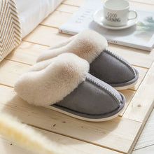Load image into Gallery viewer, Winter Warm Fluffy Suede Slippers
