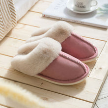 Load image into Gallery viewer, Winter Warm Fluffy Suede Slippers
