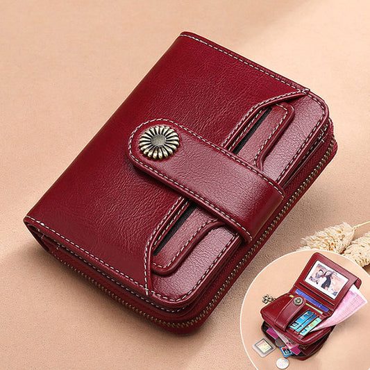 Leather Small Wallets for Women