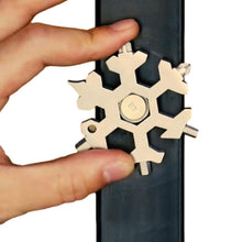 Load image into Gallery viewer, 18-IN-1 Stainless Steel Snowflakes Multi-tool
