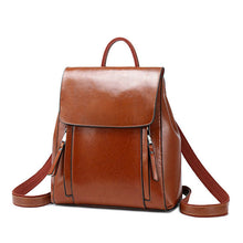 Load image into Gallery viewer, Leather Backpack Purse for Women
