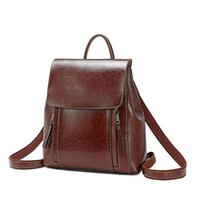 Load image into Gallery viewer, Leather Backpack Purse for Women

