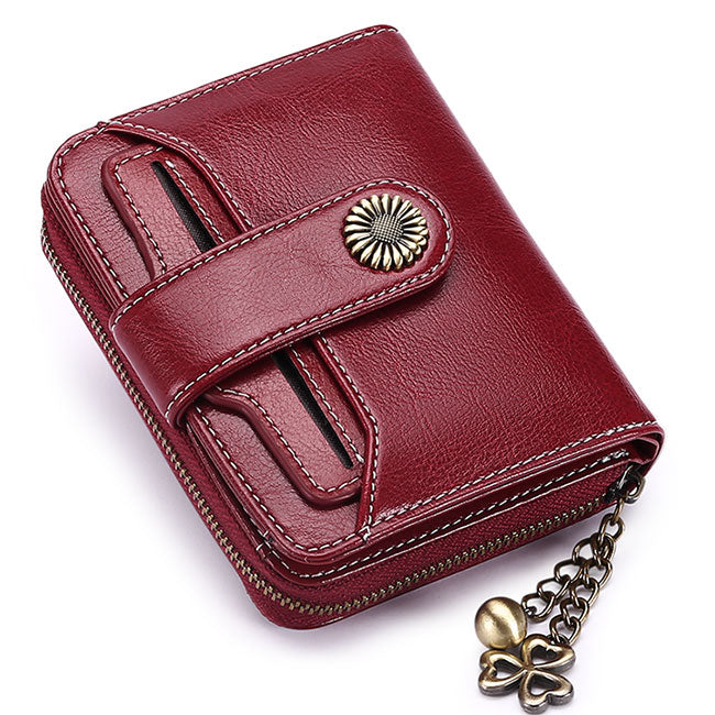 Leather Small Wallets for Women