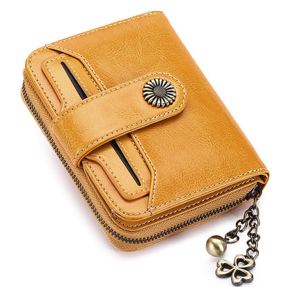 Leather Small Wallets for Women